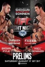 Watch UFC Fight Night 26 Preliminary Fights Goojara