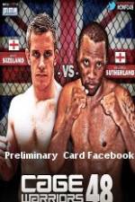 Watch Cage Warriors 48 Preliminary Card Facebook Goojara